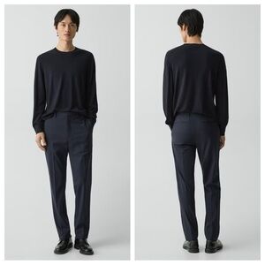 Theory NWT Mens Mayer Pants Stretch Wool Mid-Rise Slim Leg Trouser 38x34 Size